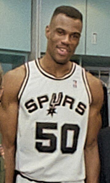 David Robinson was named NBA Most Valuable Player in 1995 and later helped the Spurs win its first NBA championship in 1999.