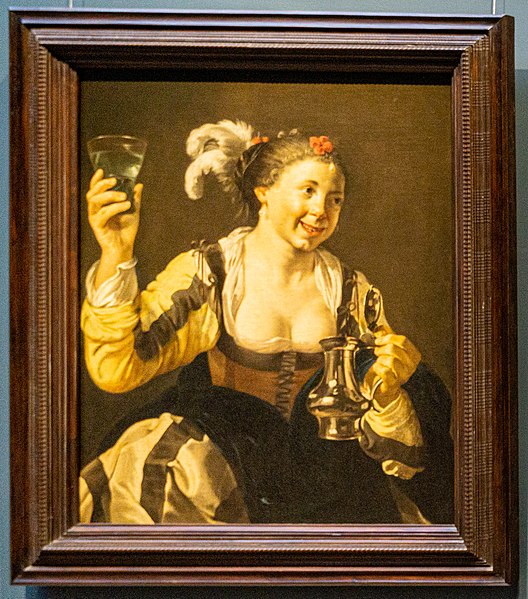 File:De Brugghen - Girl Holding a Glass-Taste DSC6903.jpg