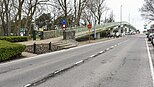 Fietsbrug naar de strandtoegang