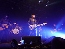 The 2014 tour line-up of Del Amitri performing at Vicar Street in Dublin. Del Amitri in Dublin, 22 January 2014.jpg