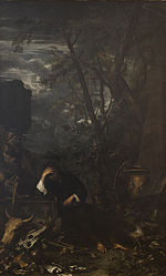 Democritus in Meditation by Salvator Rosa. Demokrit, hensunken i betragtninger.jpg