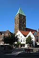 Rheine: Stadtkirche vom historischen Marktplatz