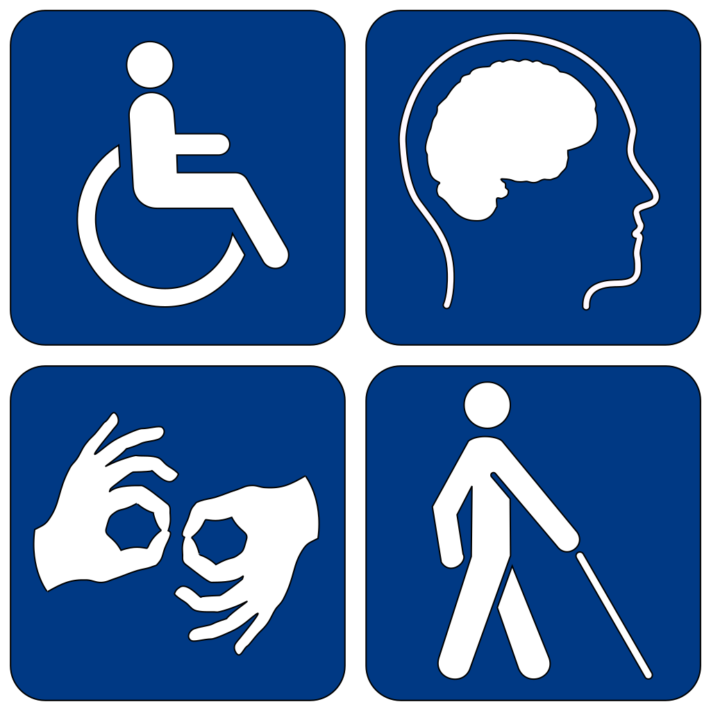 disabled signs symbols