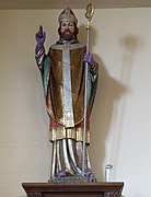 Statue de saint Arbogast de Strasbourg.