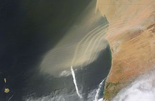 <span class="mw-page-title-main">Atmospheric wave</span> Periodic disturbance in atmospheres