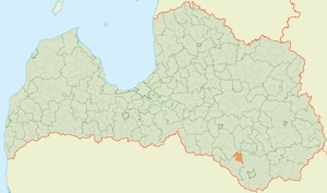 Двиетская волость на карте