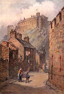 Edinburgh (1914 edition) by Robert Louis Stevenson. Illustrated by James Heron.