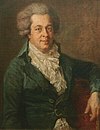 A 1790 portrait of Wolfgang Amadeus Mozart