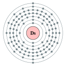 다름슈타튬의 전자껍질 (2, 8, 18, 32, 32, 16, 2)