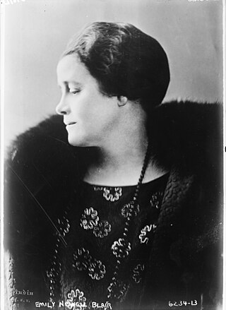 <span class="mw-page-title-main">Emily Newell Blair</span> American writer and suffragist (1877–1951)
