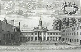 View of Emmanuel College Chapel by David Loggan, 1690 Emmanuel College Chapel, Cambridge by Loggan 1690 - sanders 6176.jpg