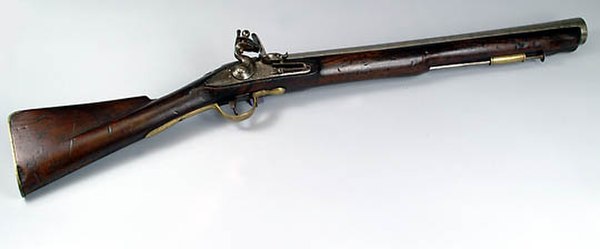 An English flintlock blunderbuss