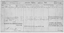 Enrollment for Cherokee Census Card R333 - NARA - 259396.tif