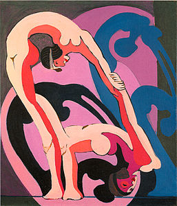 Akrobatenpaar, 1932-33