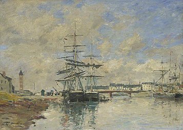 Le Port de Deauville, 1888-1890 Londres, National Gallery