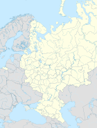 Ufan kansainvälisen lentoaseman sijainti Venäjällä