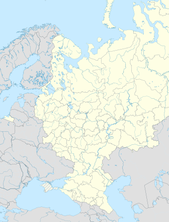 Տեղորոշման քարտեզ Ռուսաստանի եվրոպական մաս