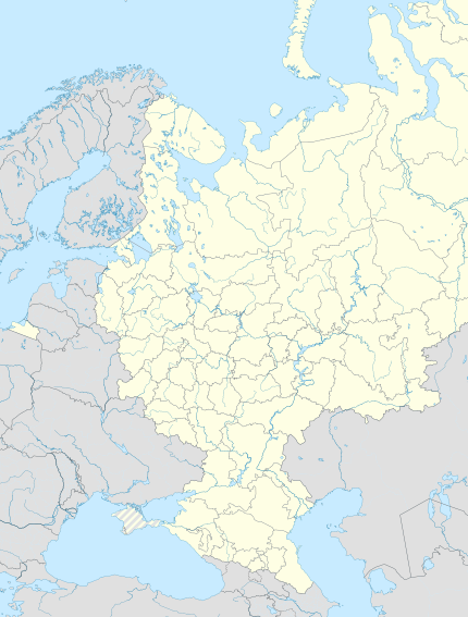 Mappa di localizzazione: Russia europea