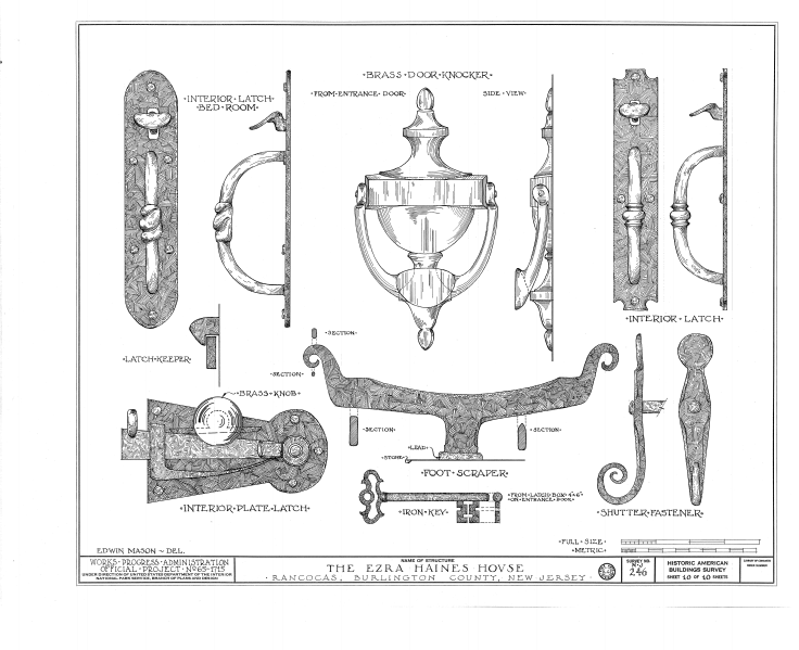 File:Ezre Haines House, Main Street, Rancocas, Burlington County, NJ HABS NJ,3-RANC,2- (sheet 10 of 10).png