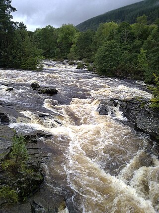 <span class="mw-page-title-main">Falls of Dochart</span> Waterfall in Perthshire, United Kingdom