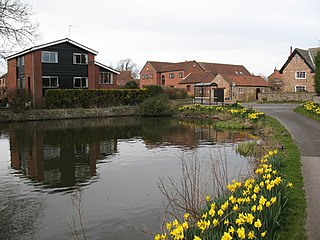 Ferrensby village in the United Kingdom