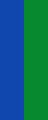 Flag blue green 2x5.svg