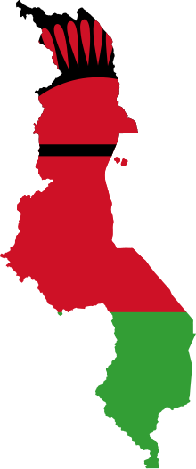 Flag map of Malawi.svg