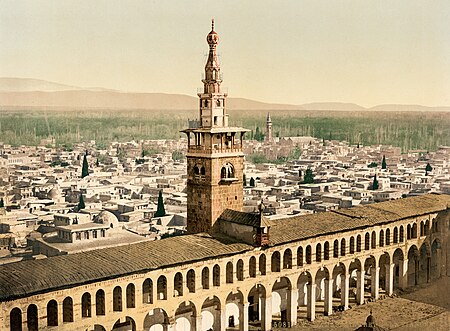 الجامع دمشق. بن بنى عمر في الخليفة صواب عبدالعزيز خطأ الأموي بنى الخليفة