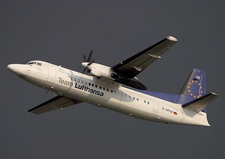 Team Lufthansa Fokker 50