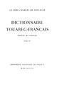 Dictionnaire touareg-français, Tome IV