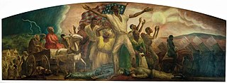 <i>Freeing of the Slaves</i> Painting by John Steuart Curry