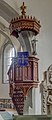 * Nomination: Pulpit of the Lutheran parish church St. Georg in Friesenhausen --Ermell 07:01, 12 July 2018 (UTC) * * Review needed