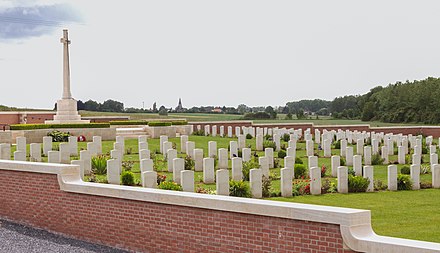 Fromelles (Pheasant Wood) Military Cemetery, the most recently dedicated cemetery.