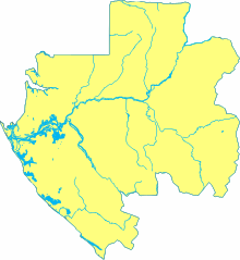 Map showing the rivers of Gabon Gabon blank with rivers.svg