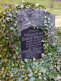 Grave of Rudolf and Mally Blasius Gabstein der Eheleute Rudolf und Mally Blasius.JPG