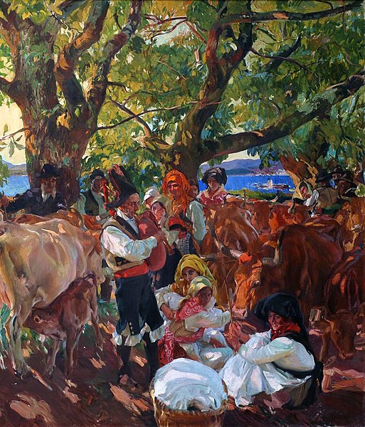 File:Galicia. La romería, por Joaquín Sorolla.jpg