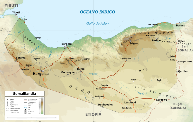 File:Geographic map of Somaliland-es.svg