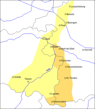 <span class="mw-page-title-main">Getelands</span> Brabantian dialect of Belgium