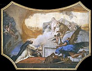 Giovanni Battista Tiepolo - Dziewica ukazująca się św.Dominikowi - WGA22279.jpg