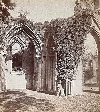 St. Edgar's and St. Mary's Chapels, Glastonbury Abbey, c. 1860, by Frank M Good Glastonbury Abbey c. 1860 Frank M Good.jpg