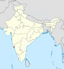 Map of India with the location of গৱা চিহ্নিত