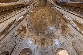 Cúpula de Taj al-Mulk en la Mezquita del Viernes de Isfahán (1088-1089)