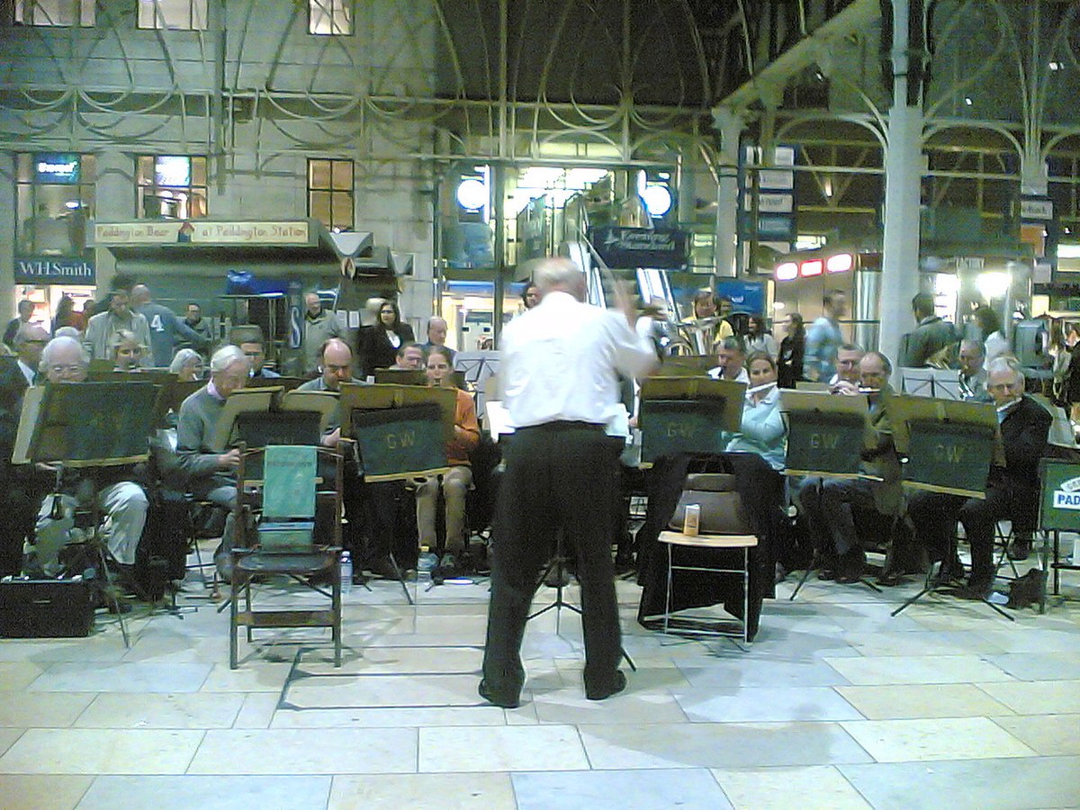 File Great Western Paddington Railway Band Jpg Wikimedia Commons