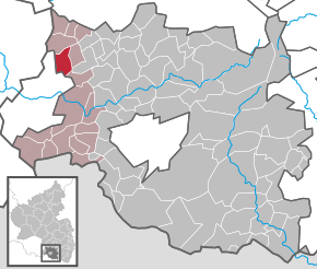 Poziția ortsgemeinde Großbundenbach pe harta districtului Südwestpfalz