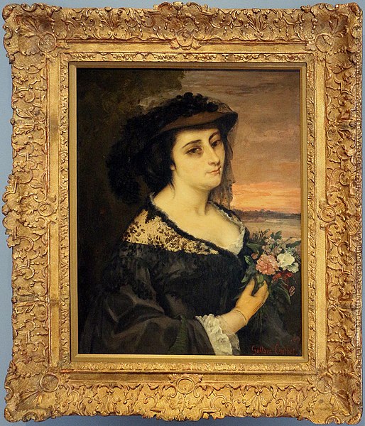 File:Gustave courbet, madame L... (laure borreau), 1863, 01.jpg