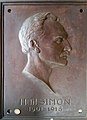Einseitige Gussplatte (Plakette, Medaille) 430 × 600 mm des Hermann Theodor Simon. Werk Max Lange in der Zeit in Göttingen von 1919. Guss Firma Hermann Gladenbeck