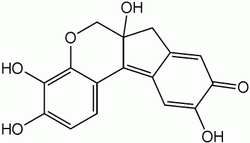 Strukturformel von Hematein