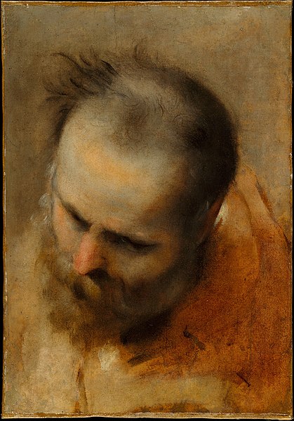 File:Head of a Bearded Man Looking to Lower Left (Nicodemus) MET DT10232.jpg