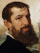 Maarten van Heemskerck, self portrait, 1553