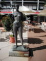 Skulptur Schwimmerin, Neckarbrücke Heilbronn
